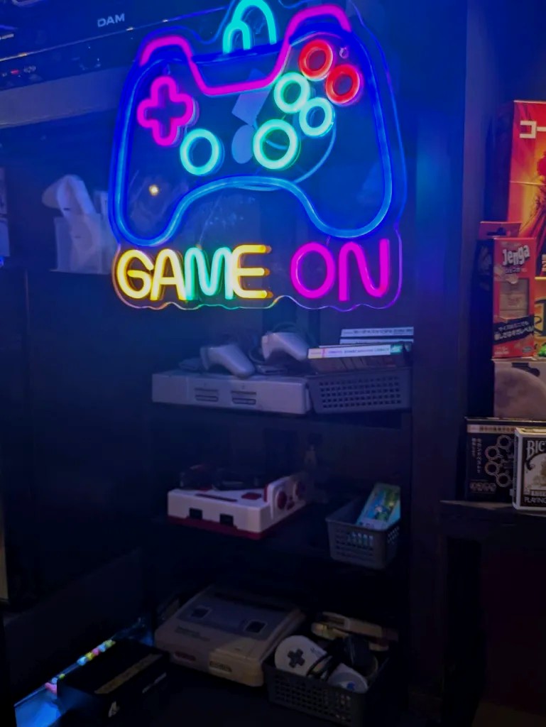レトロゲーム機のコーナー